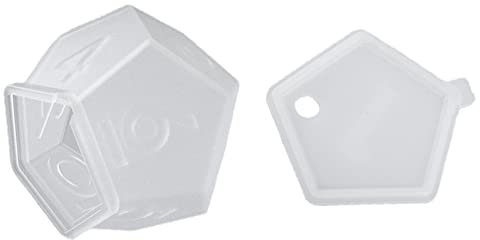 Moageme Stampo per Dadi in Silicone - Stampi in Silicone a Forma di Dado per Candele - Dragon And Dungeon Game Dice Design Stampo in Resina per colata di Resina Aromaterapia Sapone Fatto a Mano