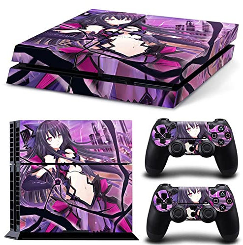LEEWEE Anime Für PS4 Skin Für Konsole Und Controller Vinyl-Aufkleber, Für PS4 Aufkleber Wrap Cover Skin Full Set Langlebig Kratzfest 18139 Kein Schäumen
