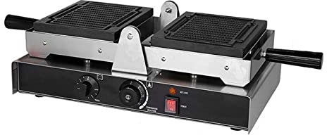 Commercial Waffle Toaster Waffle Maker Teflon Coated Non-Stick Hot Plates Waffle Baker Adjustable Temperature Control Waffle Machine Waffle Iron Machine Home Appliance,style1