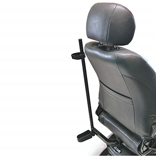 SoNa24 Stockhalter universal Drive Medical für Scooter, Elektromobil incl. Stockschlaufe | Gehstützenhalter | Gehstockhalter | Stockhalterung