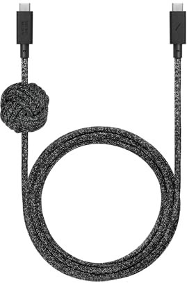 Native Union Anchor Cable 240W – 10ft Reinforced Braided USB-C to USB-C Power Delivery 3.1 Charging Cable with Weighted Knot – For iPhone 16, 16 Pro Max, MacBook Pro 14/16 M4, Air 15 M3 (Cosmos)