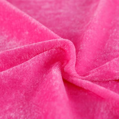 300cm x 160cm Stoffe Meterware Bekleidungsstoffe Stoff zum Nähen,Stoffe zum Basteln,Dekostoffe für DIY Kunsthandwerk Basteln Bühnenvorhang Kleidung Feiertagsdekoration,Rosa