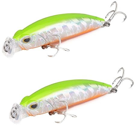 DIKACA 2 STK Angelköder SIM plasure Fishing Tackle anglerfisch angelzubehor The Bait Angeln zubehör hechtköder Angel zubehör Minnow-Köder Angelausrüstung Köder
