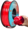 TEQStone TPU Filament 1.75mm Neu Rot 1Kg Spule 95A Flexibel Weiches 3D Drucker Filament Maßgenauigkeit +/-0.03mm Vakuumverpackung