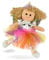 Teorema - Camilla Bambola in Stoffa con Voce, Giocattolo per Bambini a Tema Unicorno, 35 cm