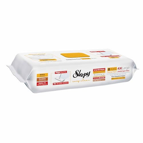 Sleepy Easy Clean Arabic Soap Additive Mopa Compatible Boden-Reinigungstuch 50 Blatt