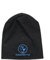SCHIETWETTER Accessoire Kinder Mütze, Leichte Beanie, Übergangsmütze, dünne Kopfbedeckung, Logo-Print, stretch, warm, einfarbig anthrazit/indigo 52