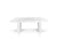 Mar.c.a. Design - Grande table extensible avec 5 rallonges de 50 cm, structure du plateau et pieds totalement en bois de chêne noué Made in Italy (blanc, 160 x 90 x 78 cm)