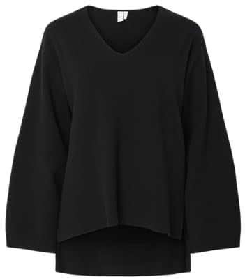 YAS Yaselma Ls V-Neck Knit Pullover S. Noos