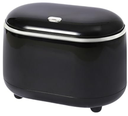 MagiDeal Bac de poubelle de bureau petit seau de rangement de type pressage de type double couche à double couche bac à ordures lavables pour chambre à coucher