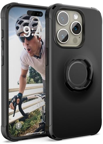 xsdtech Lock Protective Case for iPhone 16 Pro Black