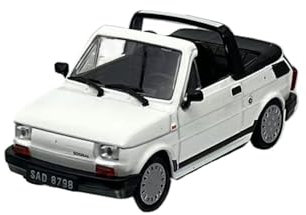 Mini Auto Spielzeug 1/43 Für FIAT 126P Cabrio 126P Cabrio Auto Modell Legierung Dekorationen Bastler Modell Sammlung Wohnkultur