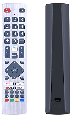 CLVIZCXOM SHWRMC0133 Telecomando di ricambio per Sharp Aquos TV DR-0298 32BI6EA 40BI2EA 40BI5EA 40BL2EA 40BL3EA 40BL4EA 40BL5EA 40BN5EA 40BN6EA 43BI2EA 43BI5EA 43BL3EA e altro ancora