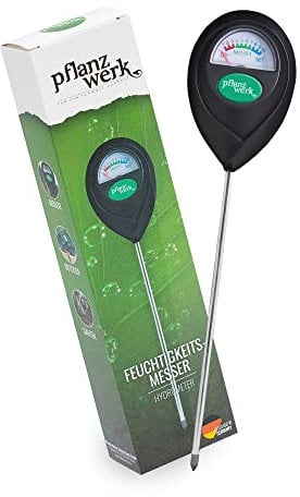 Pflanzwerk Pflanzkübel Bodentester Erde Premium FEUCHTIGKEITSMESSER *Keine Batterien* *2 Jahre GARANTIE* *Indoor & Outdoor Hydrometer*