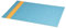 Rhodia 318807C Schreibunterlage (60 x 40 cm, Kunstleder, elegant und praktisch, ideal für Ihr Büro)1 Stück, türkis