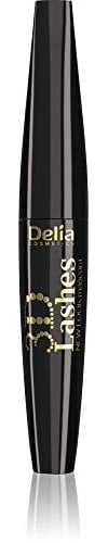 Delia Cosmetics – Mascara New Look 3D Lashes – Intensive Schwarze Wimperntusche - Silikonbürste - Ultraleichte und Lang Anhaltende Formel - Verleiht Volumen - Trennt und Betont die Wimpern - 12 ml