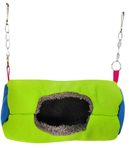 LOVIVER Nagetier Hängematte Winter Warme Kuschelhöhle für Hamster, Ratten, Meerschweinchen, Chinchillas und, S