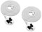Brighton Vebner 2-Pack Power Cord Compatible with Sonos Play One, Play-1 and One SL. Also compatible with Samsung HW-Q950 & SWA-9500S/XE, UK Version (2-Pack, White, 5 Meters)