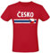 Alsino EM Fan Shirt Tschechien Europameisterschaft 100% Baumwolle T-Shirt Rundhals Fanartikel Alle Größen Herren Damen Fan-Shirt
