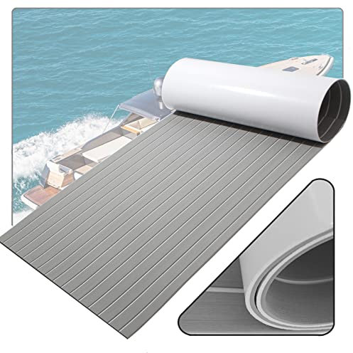 EVA Schaum Boot, EVA Schaum Bodenbelag, Yacht Bodenbelag, Teak Eva Schaum Deck Teppich Selbstklebend Deck Bodenbelag Teppich Für Yachten, Motorboote, Surfbretter, Schwimmbäder usw. (240 x 90cm)