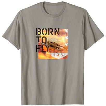 Top Gun: Maverick Born To Fly P-51 Mustang Poster T-Shirt