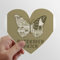 Fly News Retro Art Deco Gift Fashion Heart Vinyl Sticker Gepäckaufbewahrung Graffiti Decal
