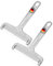 Westmark 2 Käseschneider mit Rolle und Schneiddraht, Variable Schnittstärke, Rostfreier Edelstahl/Aluminium, Rollschnitt, Silber, 710022E3