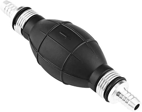 MACHSWON 8mm 5/16 Black Primer Bulb Rubber Fuel Pump Transfer Vacuum Fuel Hand Primer Gasoline Petrol Diesel Pump for Marine Boat Accessories 9001080A