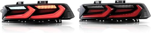 Hochwertiges Rücklicht-Komplettset für Che-vrolet Camaro 2014 2015 - Wasserdicht IP67 - Rücklicht, Bremslicht, Blinklicht, Rückfahrlicht und Nebelschlusslicht - Qualität und Sicherheit im Dunkeln!