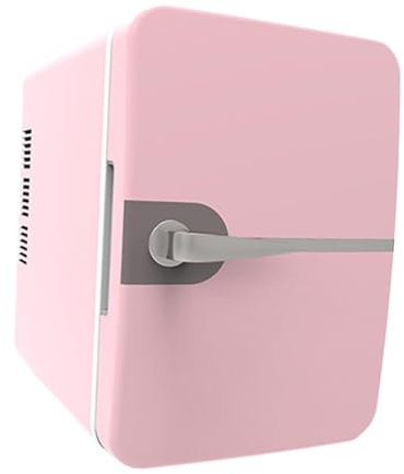 F Fityle Mini Frigorifero da 6 Litri Alimentatore USB Dispositivo di Raffreddamento e scaldino termoelettrico Frigorifero per Bevande per Bar Camping Home Rvs, Rosa