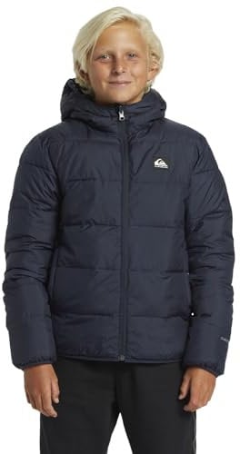 Quiksilver Garçon Scaly Reversible Youth Jacket, Dark Navy, 16 Ans EU