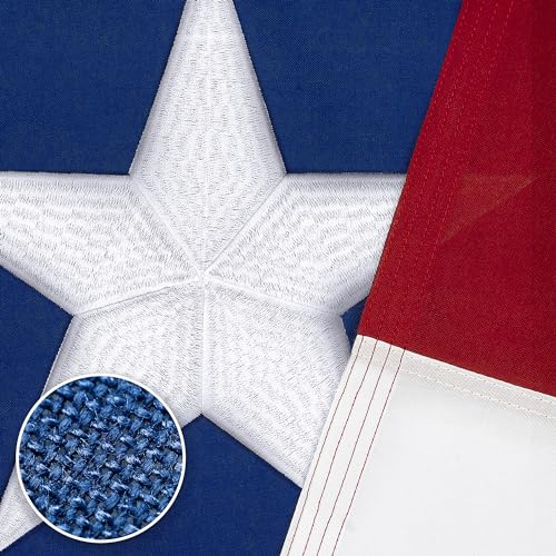 Bandera de Texas de 3 x 5 pies, serie a prueba de desgarros para exteriores, fabricada en Estados Unidos, más duradera, poliéster hilado súper resistente a la decoloración, banderas TX de alto viento