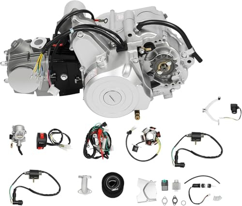 125cc 4 Takt ATV Motoren, Motors Dirtbike Motor, Luftgekühlt, 3 Speed Motor, Einzylinder, für Go Kart, Quad, Dirt Bike, ATV, Pit Bike, Buggy