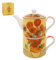 The Leonardo Collection Teiera e tazza di Vincent Van Gogh Van Gogh, set regalo con teiera e tazza dal bel design, bella teiera stampata per casa e ufficio