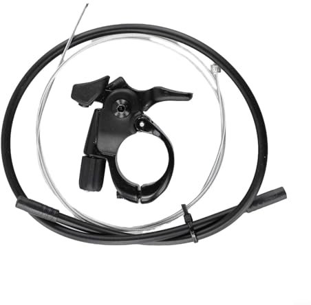 Getdoublerich Fernbedienung Lockout Schalter für SR für SUNTOUR EPICON XCR XCM Federgabel (B), Schwarz, ABS und Metall, Fahrradkomponente, Schalter, Universelle Passform, 22.2 mm, PKW