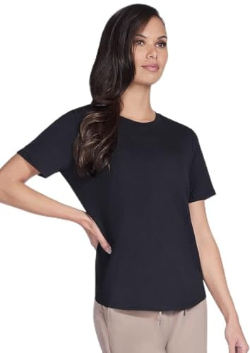 Skechers Damen Gowalk Luxe Rib Tee T-Shirt