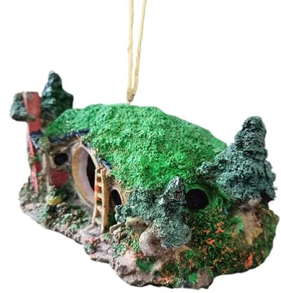 Besreey Aquariumhöhle, Fischhaus für Aquarium | Landschaftsgestaltung für Aquariumdekorationen - Dekorative Fisch-Gartenteich-Ornamente aus Kunstharz zum Verstecken von Garnelen