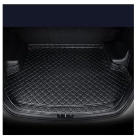 DZSCHUNLUSM Kofferraummatten Für A5 Limousine 4 Türen 2017 2018 2019 Seite Kofferraum Matte Cargo-Liner Teppich Innen Zubehör Auto Kofferraummatte(Black 4)