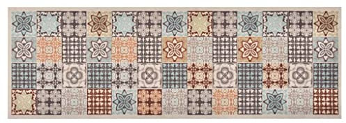 Generisch jiangboyue-315984 - Alfombra de cocina (lavable, 60 x 300 cm), diseño de mosaico, multicolor