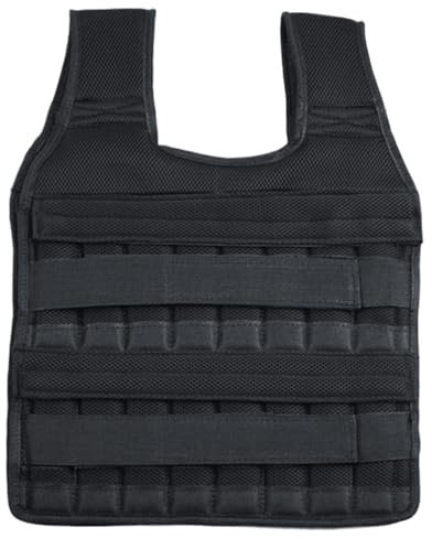 Pineeseatile Gewichtsweste, gewichtete Weste für Männer Frauen bis zu 35 kg gewichtetes atmungsaktives Hemd mit 32 Gewicht Taschenpolster. Krafttraining Westen, Keine Gewichte