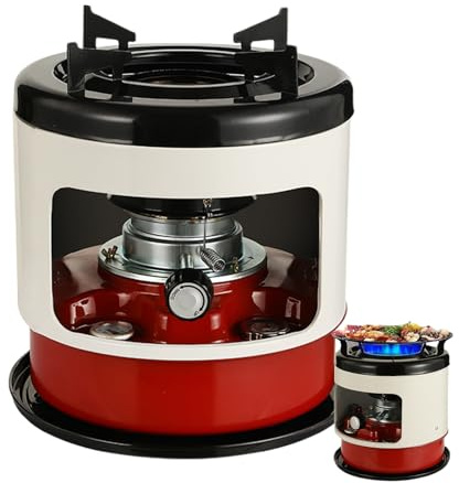 NevPuose Réchaud à Pétrole pour Cuisson,Brûleur de Cuisine Portable | Chauffage de Camp Extérieur,pour Randonnée Chasse Pêche sur Glace Escalade Atelier de Garage Camping