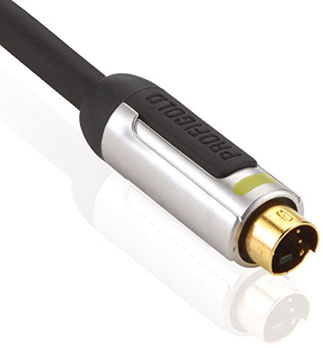 Profigold -PROV6601 - Câble de connexion S-Video Mâle/Mâle 1,0 m