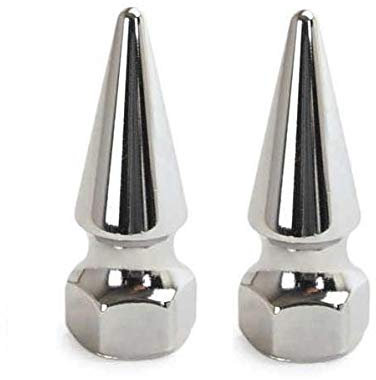 Colony Chrom lange Spitze Muttern (Paar) - Passt M10 (10 mm) Metrisch Bolzen