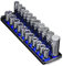 Ernst Manufacturing Twist-Lock Socket Boss Premium 2-Rail 1/2-Inch-Drive Socket Organizer, 13-Inch, Blue (8497)