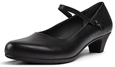 Camper Helena Bajo 20202, Mary Jane Flat, Mujer, Negro 088, 39 EU