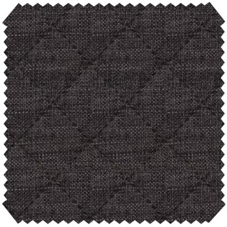 novely® LUSO - Mélange Webstoff - 3-lagig gesteppter Volumen Möbelstoff - Polsterstoff mit Karomuster und Rauten 10x10cm - Pflegeleichte Meterware 1lfm