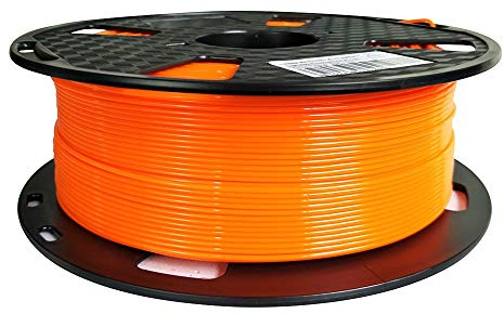 CC3D PETG-Filament Orange 1kg 1,75 mm 3D-Drucker-Filament FDM 3D Druckmaterialien passend für die meisten Drucker einfach zu drucken Orange farbenes