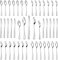 Set da 30 posate in acciaio inox di alta qualità set di posate lucidate a specchio set di posate da cucina set di utensili da cucina set di posate con forchetta cucchiaio lavabile in lavastoviglie
