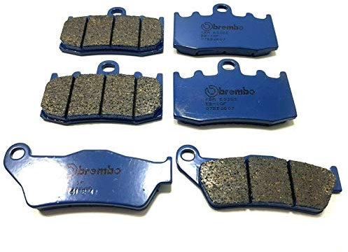 Brembo Bremsbelag Vorn und Hinten für R 1150 GS Adventure 2002-2005 und R 1150 RT 2001-2005 (Motorrad-Bremsbelag, VEHICLE_BRAKE_PAD, bb26072809)