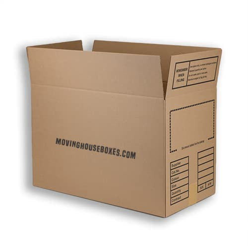 10 BDCM1 60cm x 30cm x 40cm Large Extra Strong DOUBLE WALL Cardboard Moving House Boxes